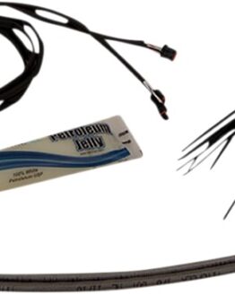 Fat Baggers Braided Handlebar Install Kit 14-16in Harley Touring