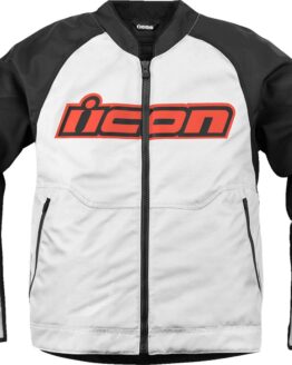 ICON Overlord3 Jacket Men's S White/Black