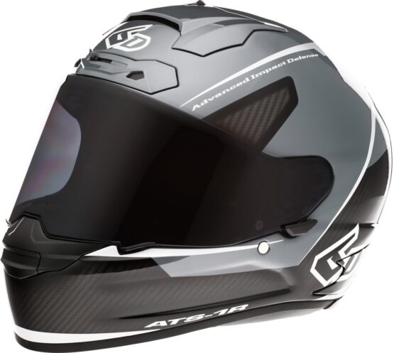 *Open Box* Small Silver ATS-1R Alpha Helmet w/ Clear Shield - Image 2