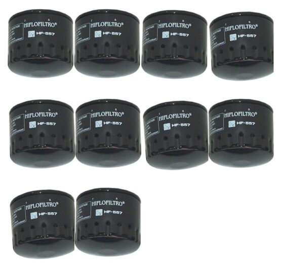 HF557 Oil Filter - Black - 10 Pack