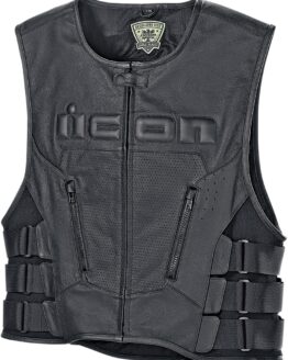 D30 Leather Vest - Black Men's S/M