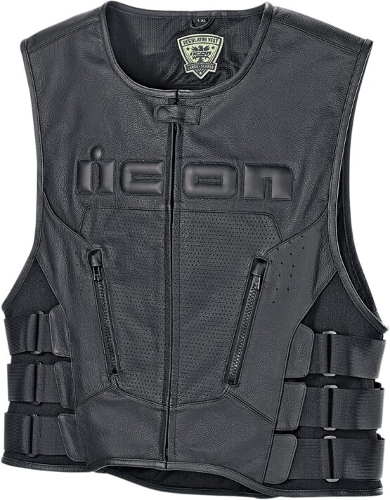 D30 Leather Vest - Black Men's S/M