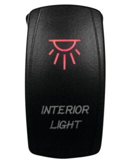 DragonFire Lighted On/Off Red Switch 12V/24V