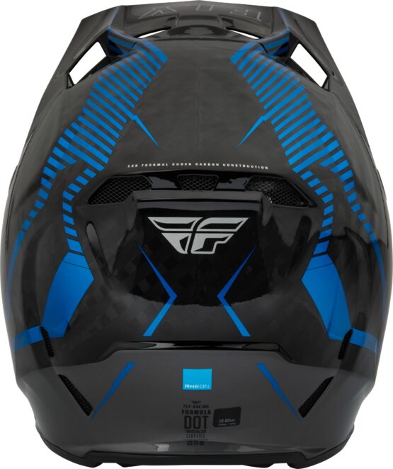 Fly Racing Formula Carbon Tracer Helmet Blue/Black X-Small - Image 2