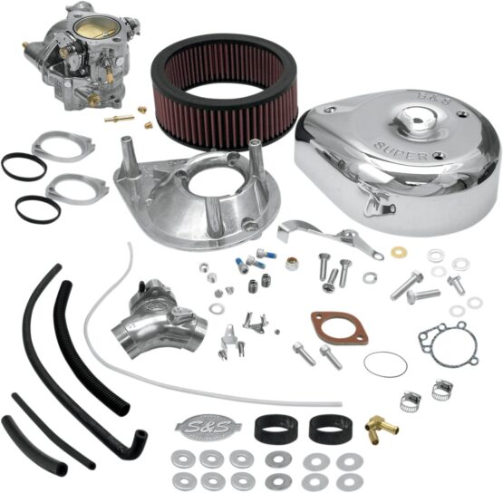 S&S Super E Carburetor Kit For Harley Evolution Big Twin 1984-1992 - Image 2
