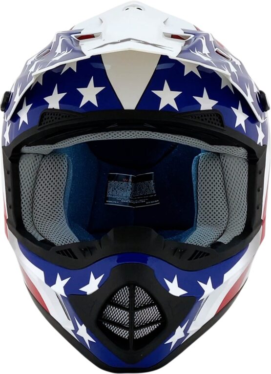 AFX FX-17 Flag Helmet Freedom White 3XL Unisex - Image 2