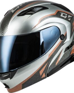 GMAX MD-01 Volta Modular Helmet Grey/Black/Copper Small
