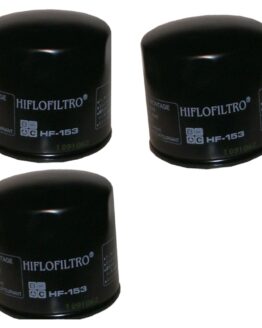 HF153 Oil Filter - Black - 3 Pack