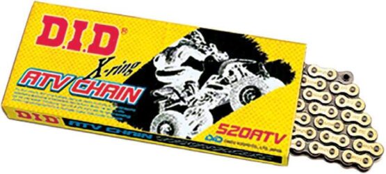 D.I.D 520ATV2 120 Link Gold X-Ring Sealed Chain