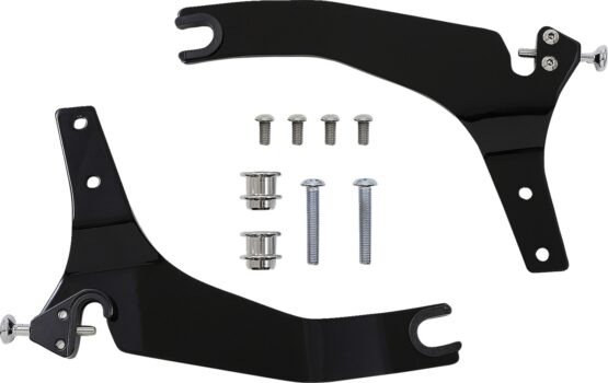 Cobra Detachable Mini Square Backrest - Black Fits Dyna 2006-2017 - Image 2