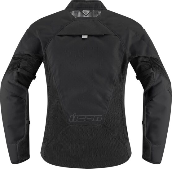 ICON Women's Mesh AF Jacket Black - Large - Image 2