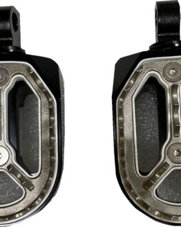 Drag Specialties Qualifier Foot Pegs Black for Harley-Davidson