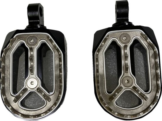 Drag Specialties Qualifier Foot Pegs Black for Harley-Davidson