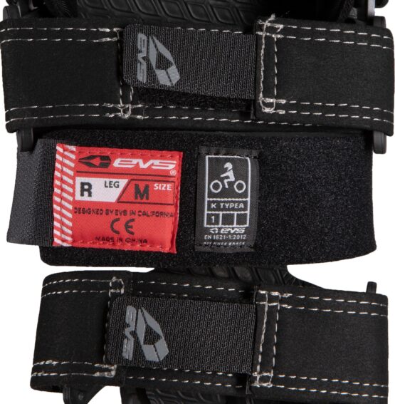 EVS Axis Sport Knee Brace Pair Black/Grey - Medium - Image 4