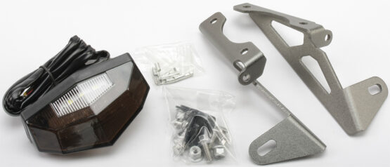 Yamaha WR250R/X DRC Edge2 Smoke Tail Light w/ Bracket / Holder - Image 2