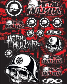 Factory Effex Mulisha Sponsor Sticker Sheet 14-68050