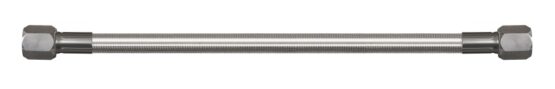Goodridge Universal 14in Oil Line Assembly Clear Stainless Steel - Image 2
