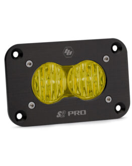 S2 Pro Wide Cornering Flush Mount Amber LED Light - Baja Designs