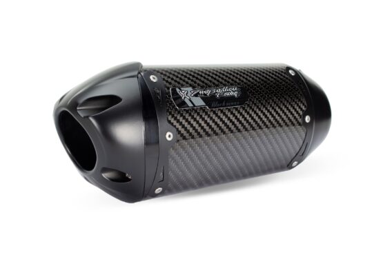 S1R "Black" 3K Carbon Fiber Slip On Exhaust