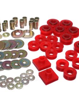 Red Body Mount Set by Energy Suspension