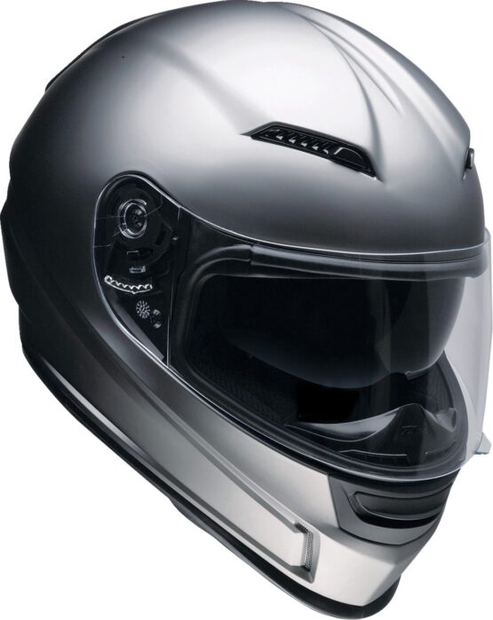 Z1R Jackal Satin Helmet - Large, Matte Silver - Image 2