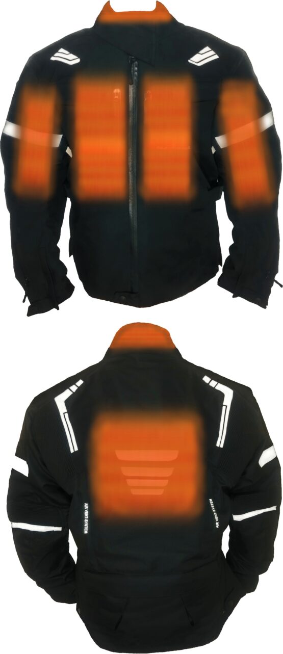 California Heat Streetrider Outer Jacket Black Medium - Image 2