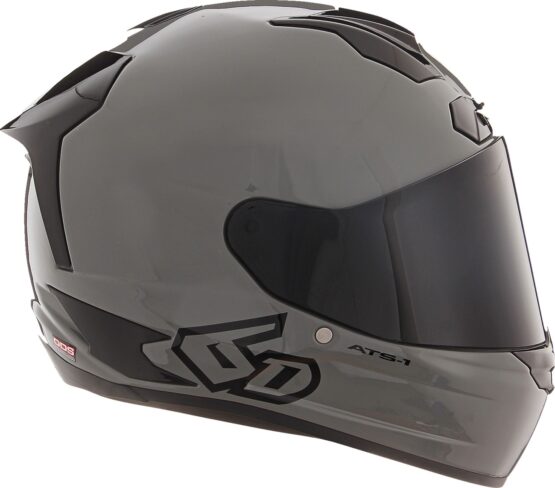 6D ATS-1R Solid Full Face Helmet Cement Gray 2XL Unisex