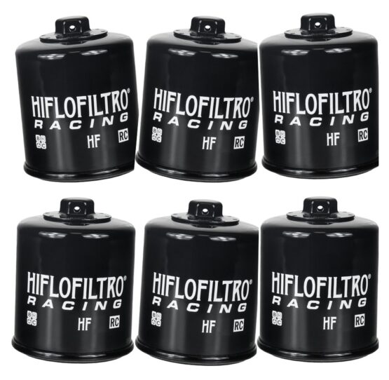 HF303RC Race Oil Filter - Black - 6 Pack