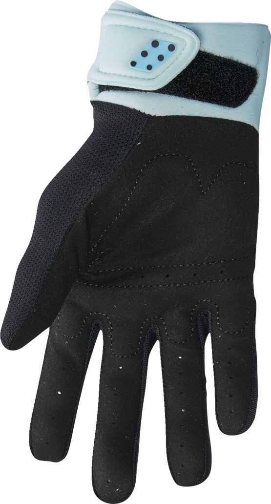 Thor Women's Spectrum Gloves XL Black/Mint/Light Blue - Image 2