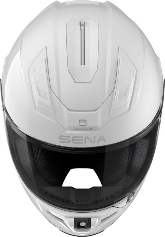 Sena Phantom Smart Full Face Helmet Gloss White Large - Image 2