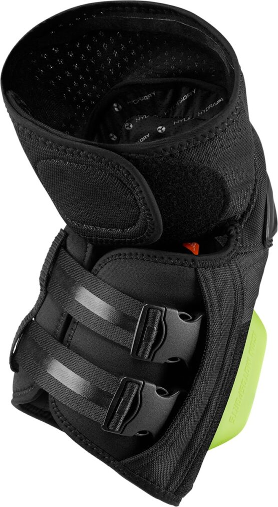 ICON Cloverleaf 2 Knee Pads Black/Fluorescent Yellow - Image 2