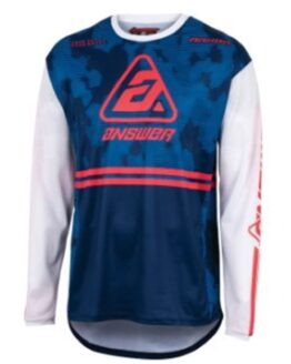 23 Arkon Trials Jersey Blue/White/Magenta Youth - XS