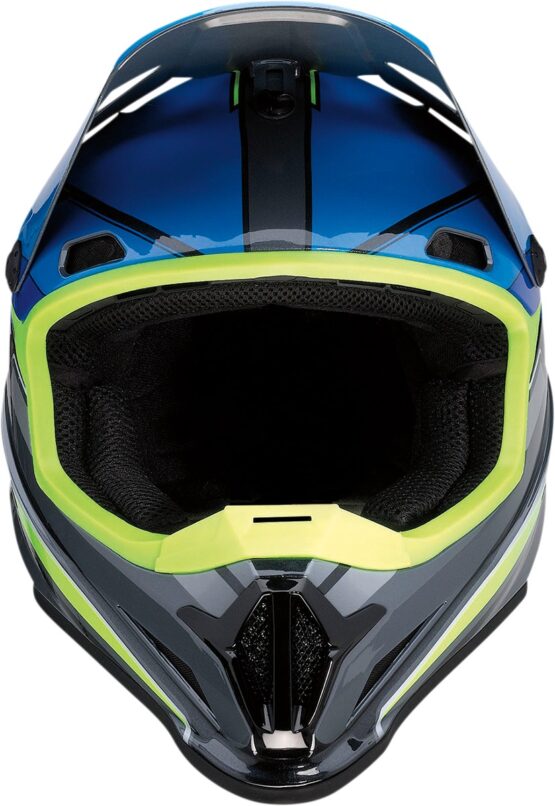 Z1R Rise MC Helmet 4XL Blue/Hi-Vis Yellow Unisex - Image 2