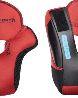 ICON Domain Helmet Cheek Pads Red Medium