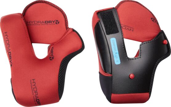 ICON Domain Helmet Cheek Pads Red Medium