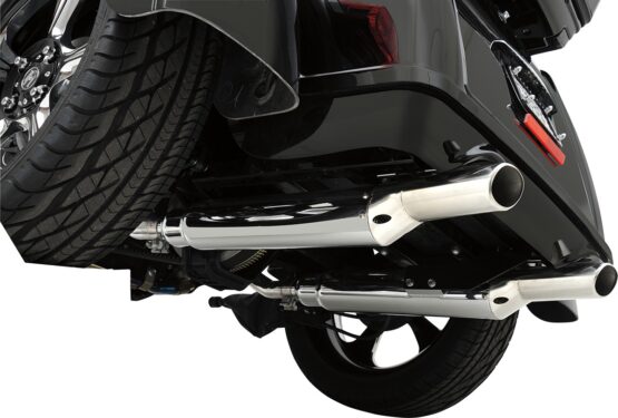 Deluxe Dual Chrome Slip On Exhaust