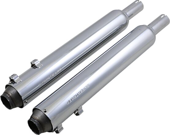 Super Elite 3.5" Slip On Exhaust Mufflers - Pair