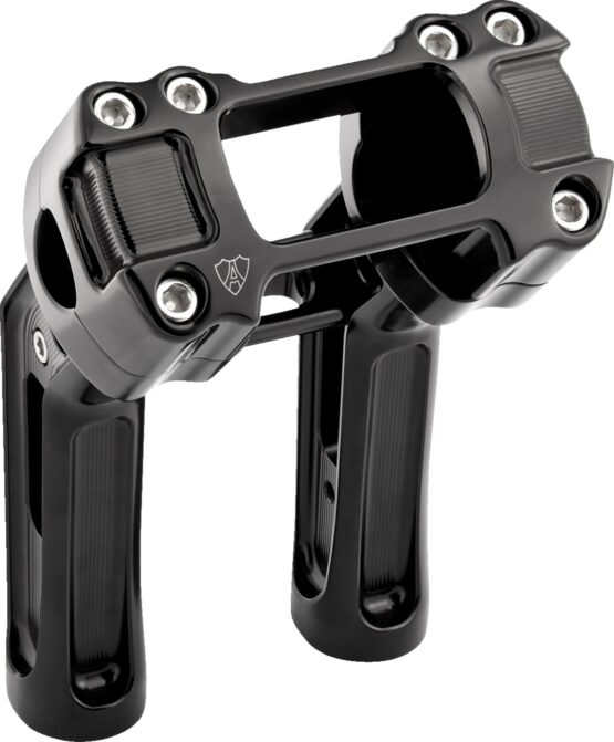 Arlen Ness Method Kickback Handlebar Riser 7in Black For Softail Gauge