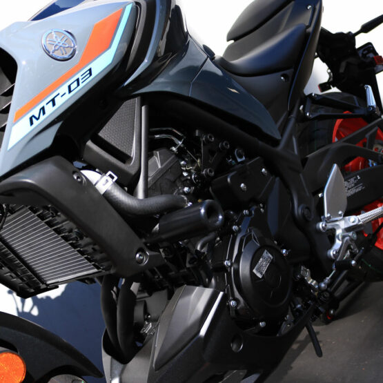 Shogun Frame Sliders Black No Cut For Yamaha MT-03 2020-2025 - Image 2