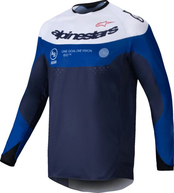 Alpinestars Pro-Dura Jersey Navy/Bright Blue/White XL