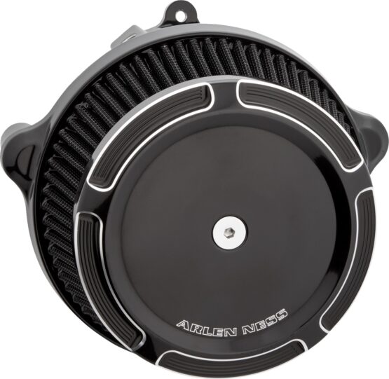 Arlen Ness Big Sucker Stage 1 Air Cleaner Kit Beveled Black For Harley