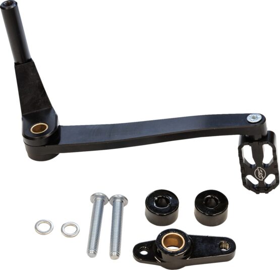 S&S Cycle Mid-Mount Brake Pedal Kit Black For Harley M8 Softail