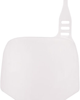 Front Number Plate - White