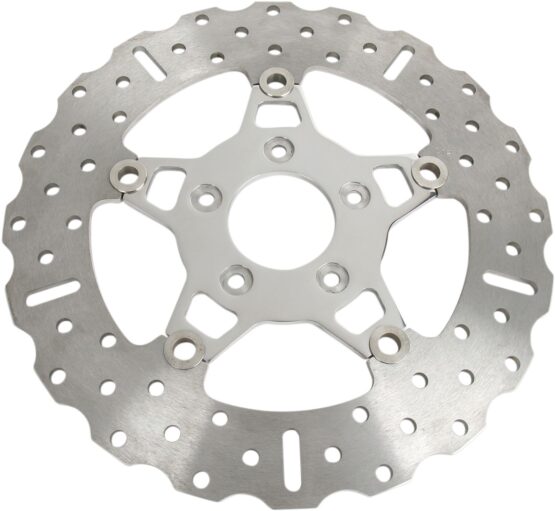 5 Button Contour Floating Brake Rotor - Polished Center - Image 2