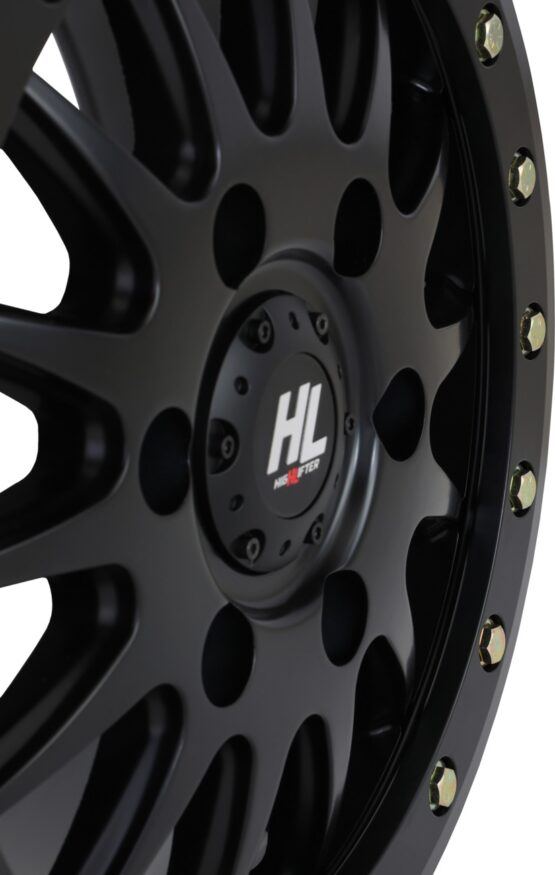 High Lifter HL24 15x7 Beadlock Wheel Black Matte Front/Rear For Can-Am Maverick R - Image 2