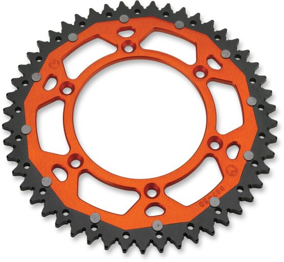 48T Orange Dual Metal Rear Sprocket