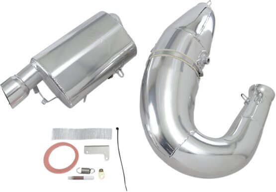SLP Single Pipe Exhaust System Ceramic Polaris 800 2018-2020 - Image 2