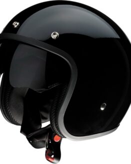 Saturn Open Face Street Helmet Gloss Black Large