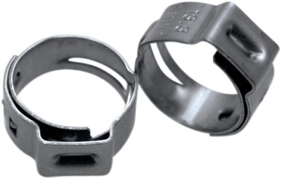 Stepless Hose Clamps For 13.2-15.7mm (0.52-0.62") OD Hoses