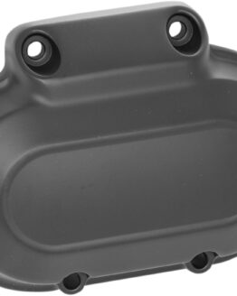 Drag Specialties Transmission Side Cover Satin Black For Harley-Davidson